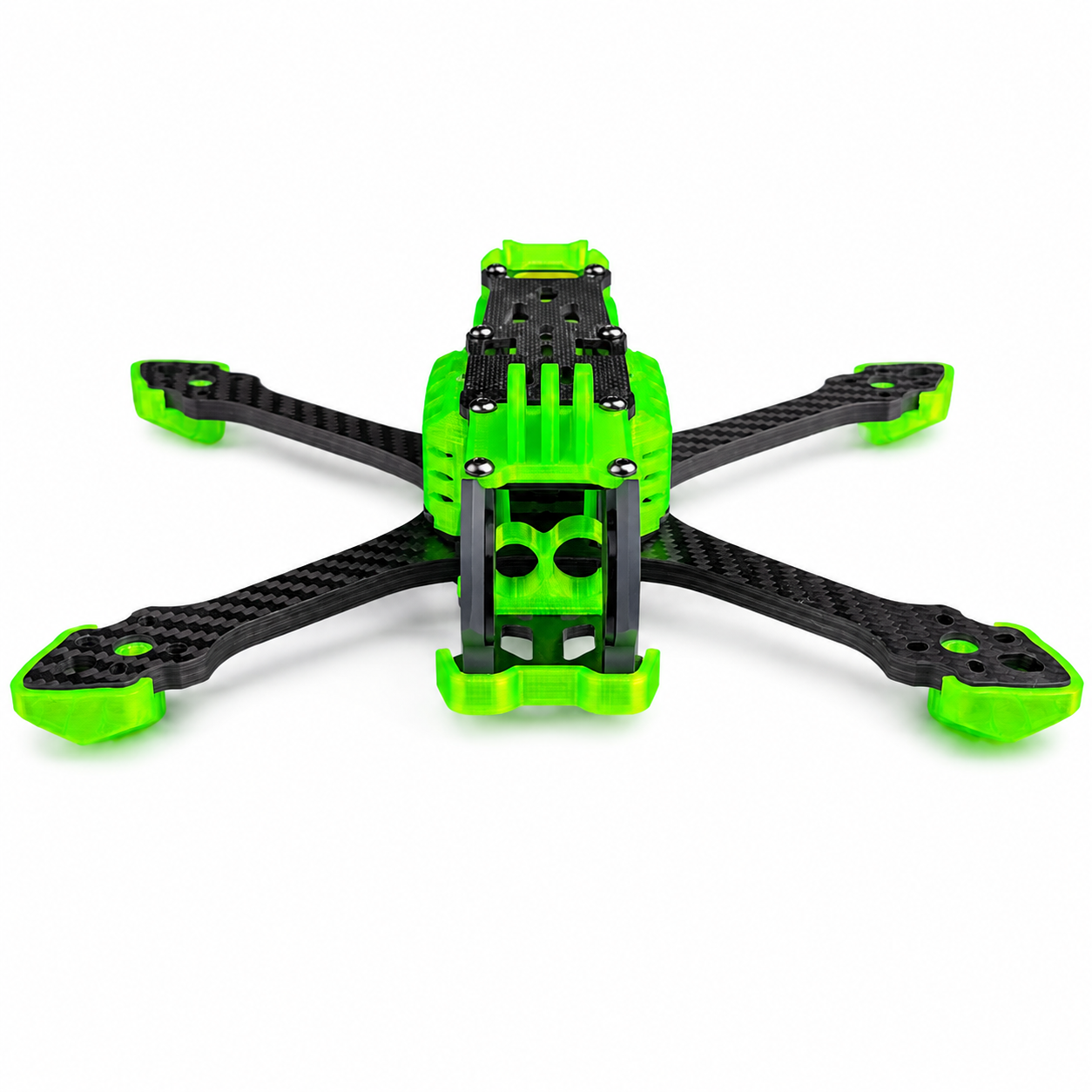 Mark5 V2 5 Inch Carbon Fiber O4 Pro Frame with 3D Printed Parts - Green