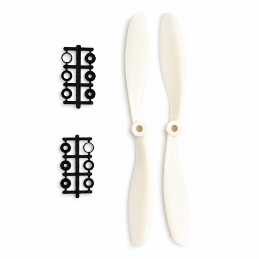8045 ABS White HD Propellers 1CW+1CCW - (1pair)