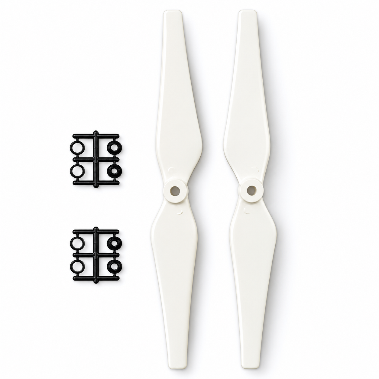 9443 Glass Fiber Nylon Propeller For Drone & RC Plane White 1CW+1CCW - (1Pair)
