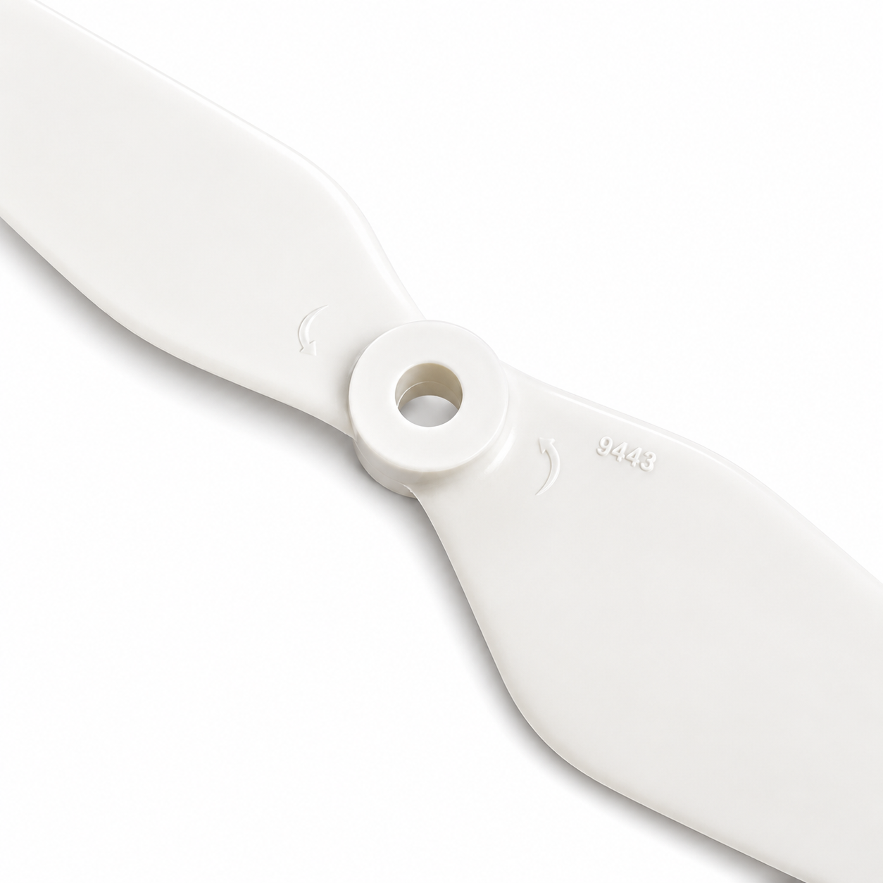 9443 Glass Fiber Nylon Propeller For Drone & RC Plane White 1CW+1CCW - (1Pair)