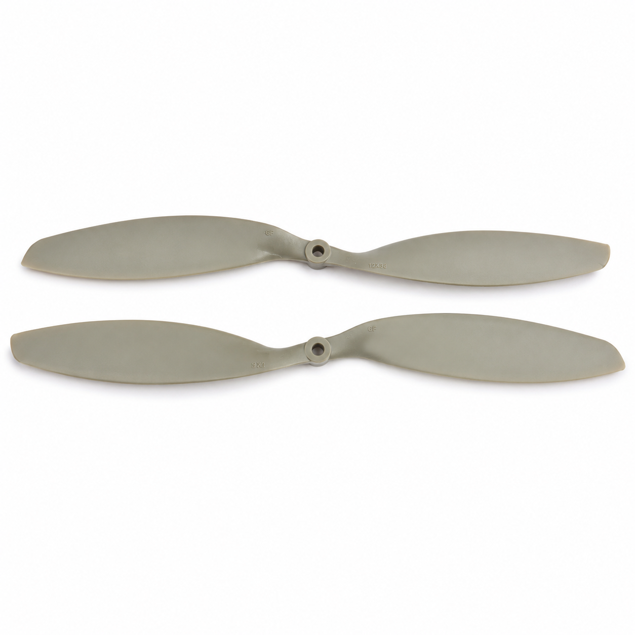 1238 HD Glass Fiber Nylon Propellers 1CW+1CCW - (1pair) - Grey