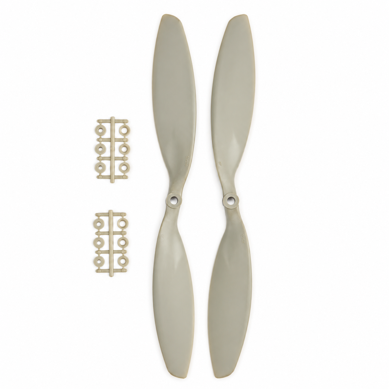 1238 HD Glass Fiber Nylon Propellers 1CW+1CCW - (1pair) - Grey