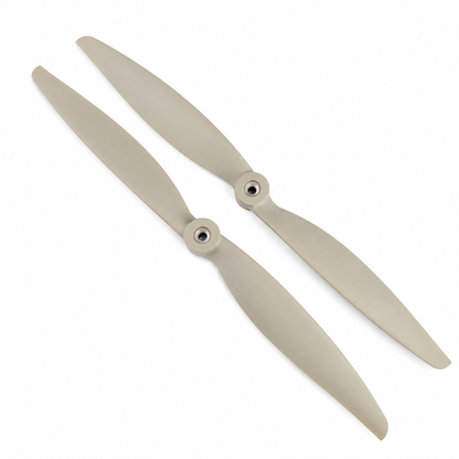 Orange HD Propellers (12X4.5) Glass Fiber Nylon Grey 1CW+1CCW - 1pair