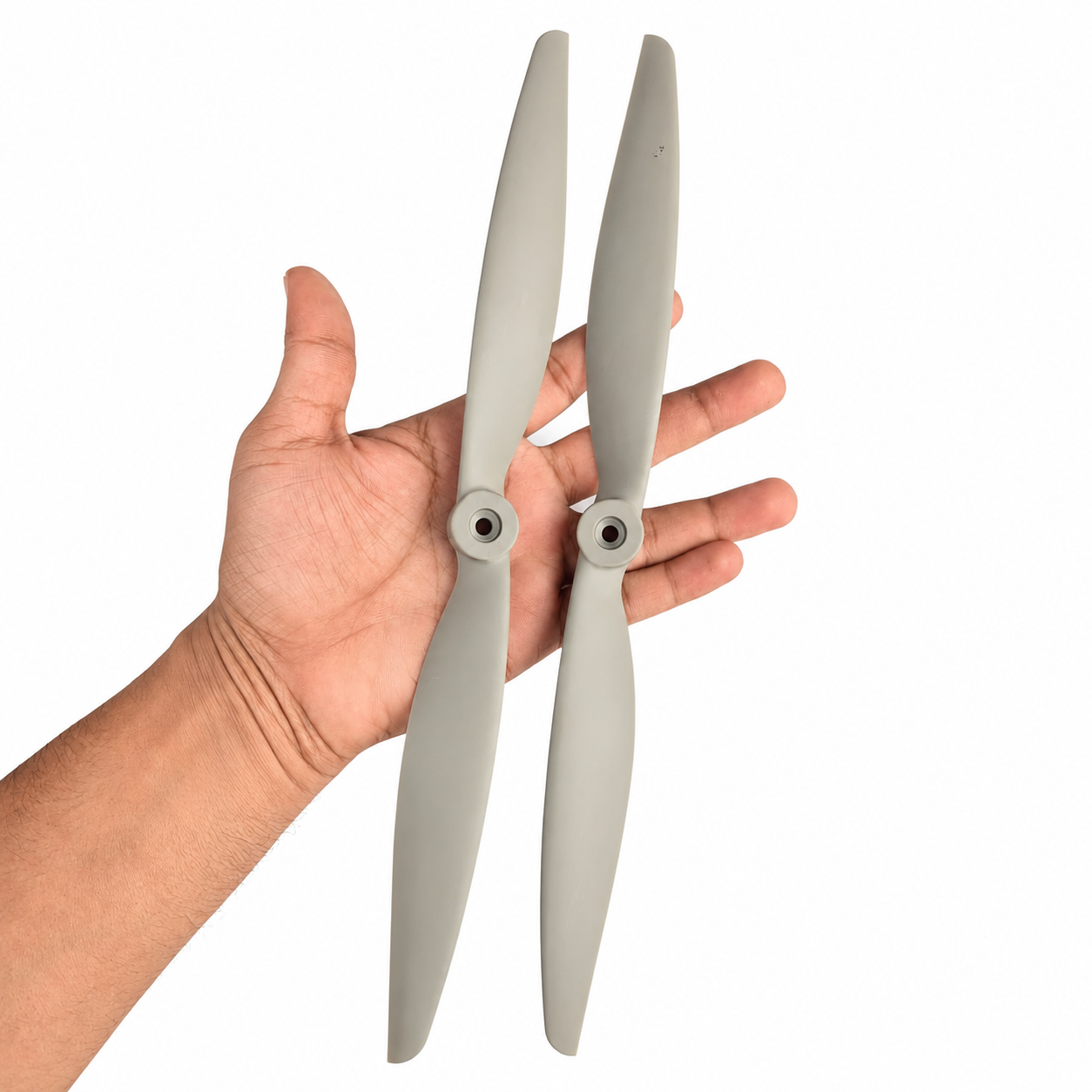 Orange HD Propellers (12X4.5) Glass Fiber Nylon Grey 1CW+1CCW - 1pair