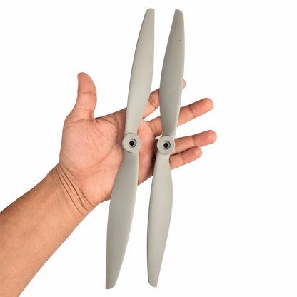 Orange HD Propellers (12X4.5) Glass Fiber Nylon Grey 1CW+1CCW - 1pair