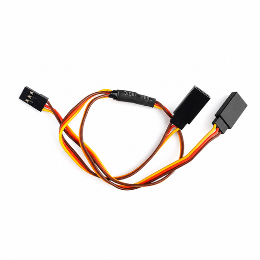 1JR Male To 2 Futaba Female Y Type Servo Extension Wire (300mm)