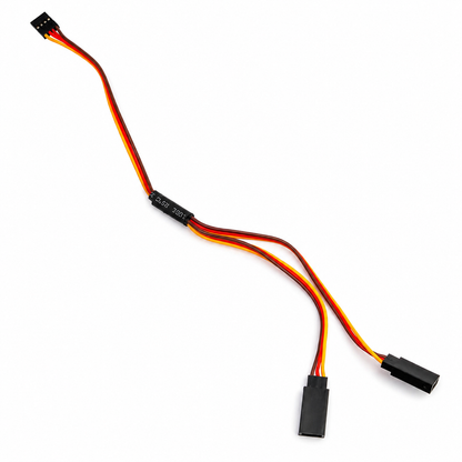 1JR Male To 2 Futaba Female Y Type Servo Extension Wire (300mm)