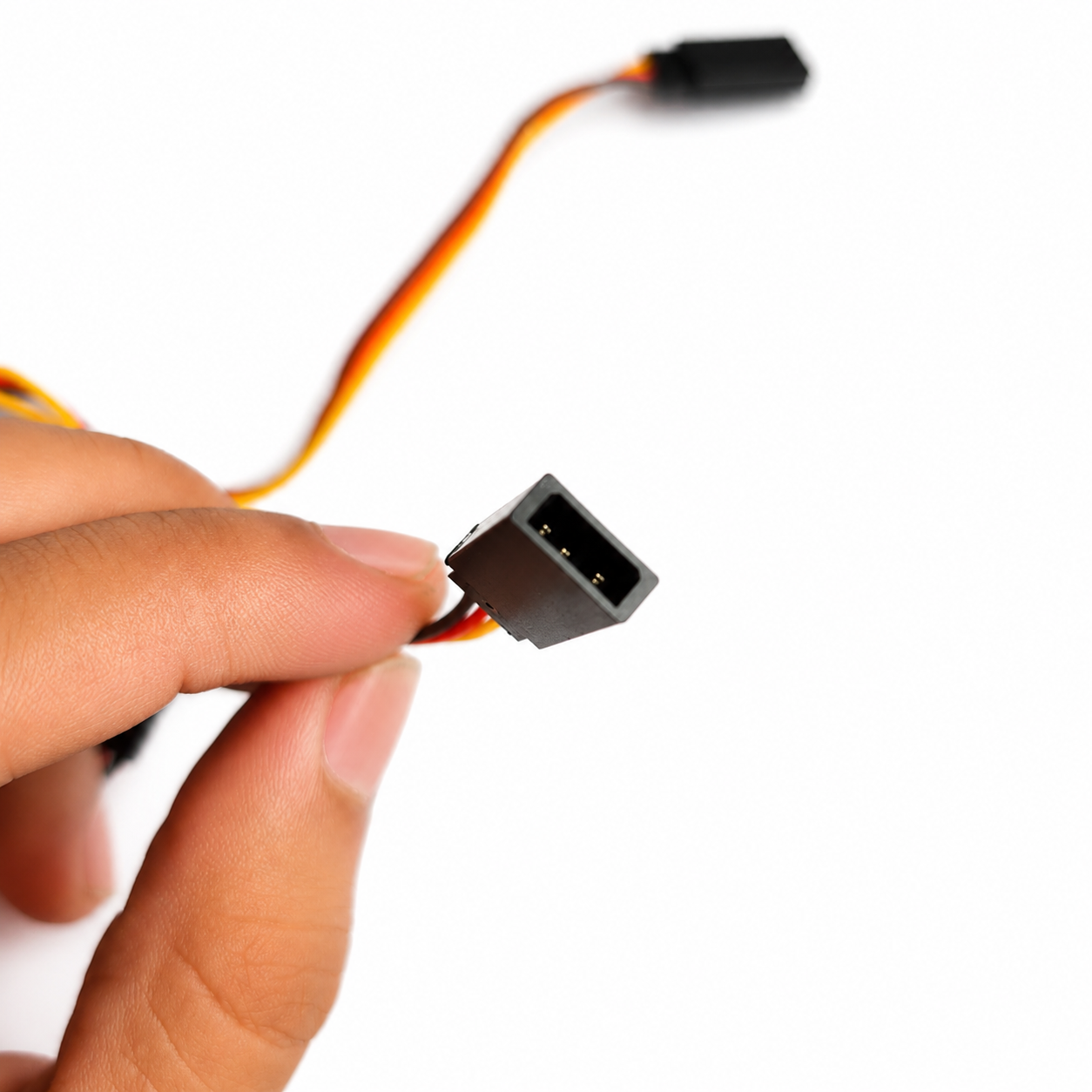 1JR Male To 2 Futaba Female Y Type Servo Extension Wire (300mm)