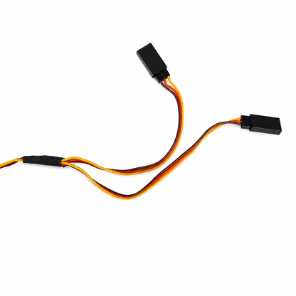 1JR Male To 2 Futaba Female Y Type Servo Extension Wire (300mm)