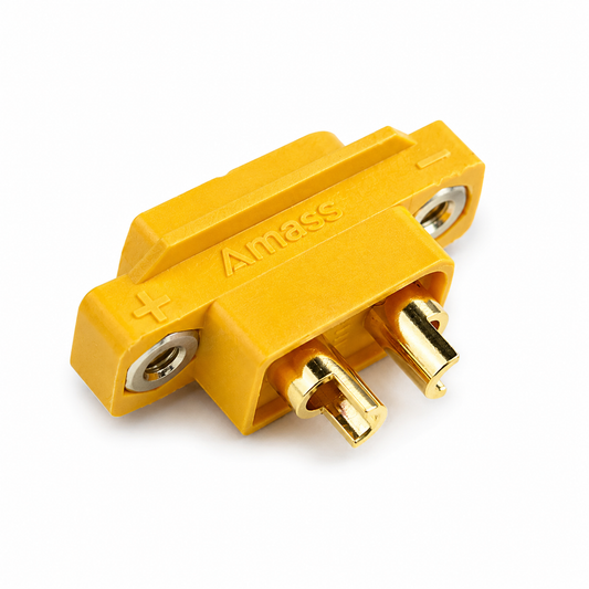 Amass XT60E1-M Fixed Male Power Connector (with Screws)