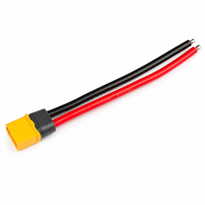 Amass XT60 Male Connector with 12AWG 100cm Power Cable