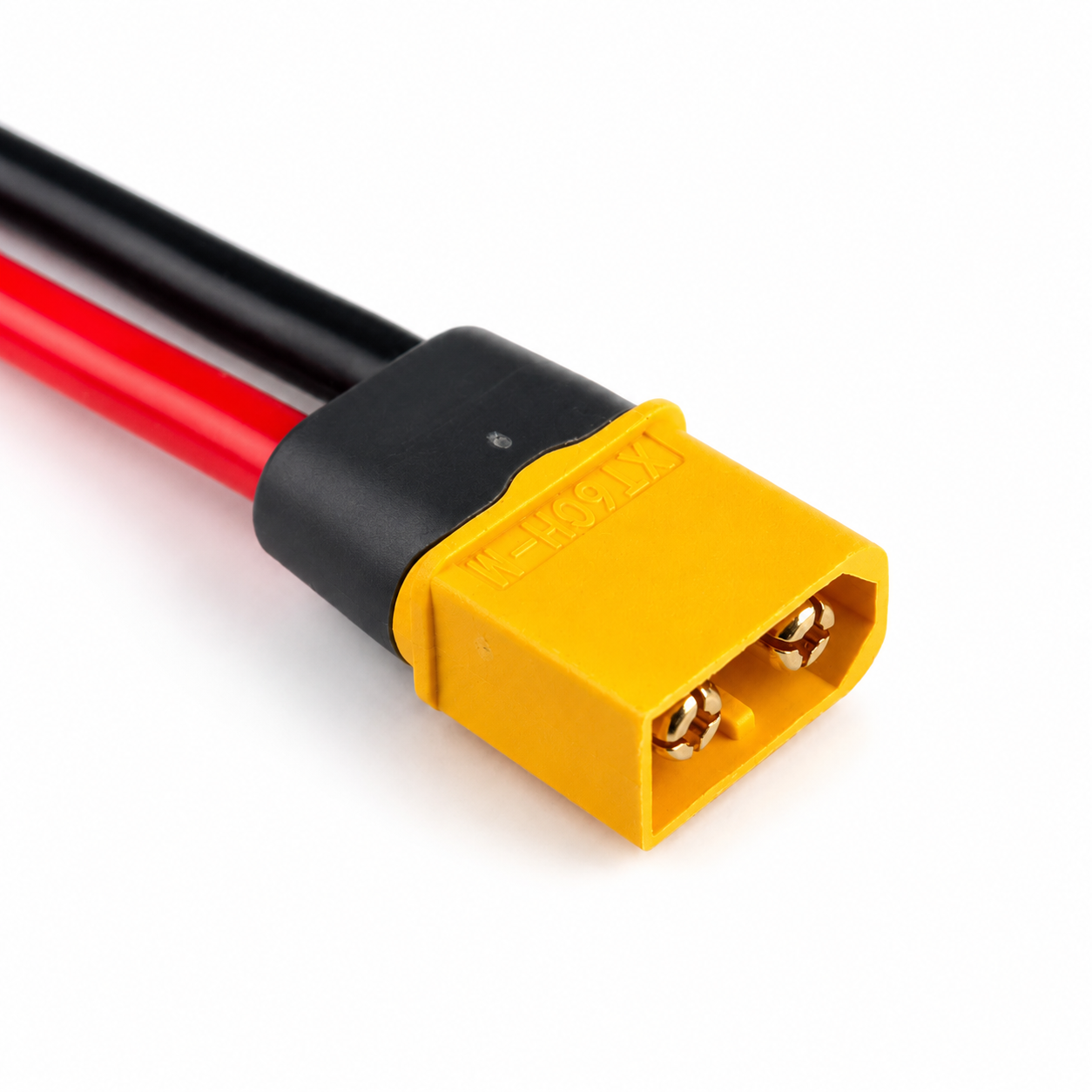 Amass XT60 Male Connector with 12AWG 100cm Power Cable