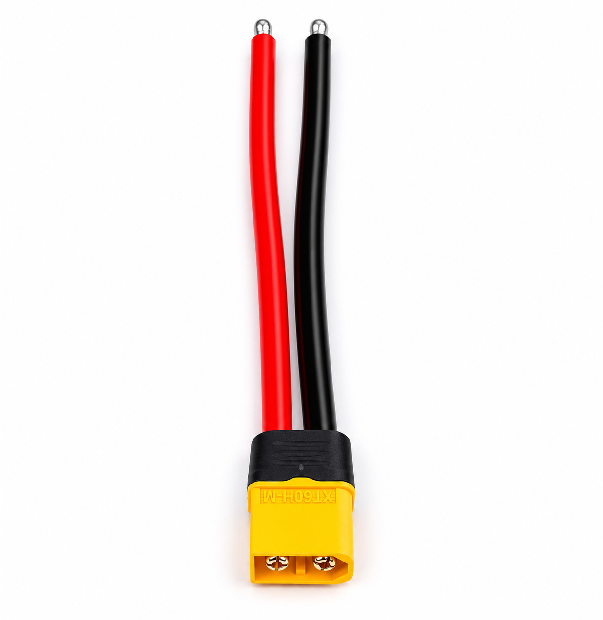 Amass XT60 Male Connector with 12AWG 100cm Power Cable