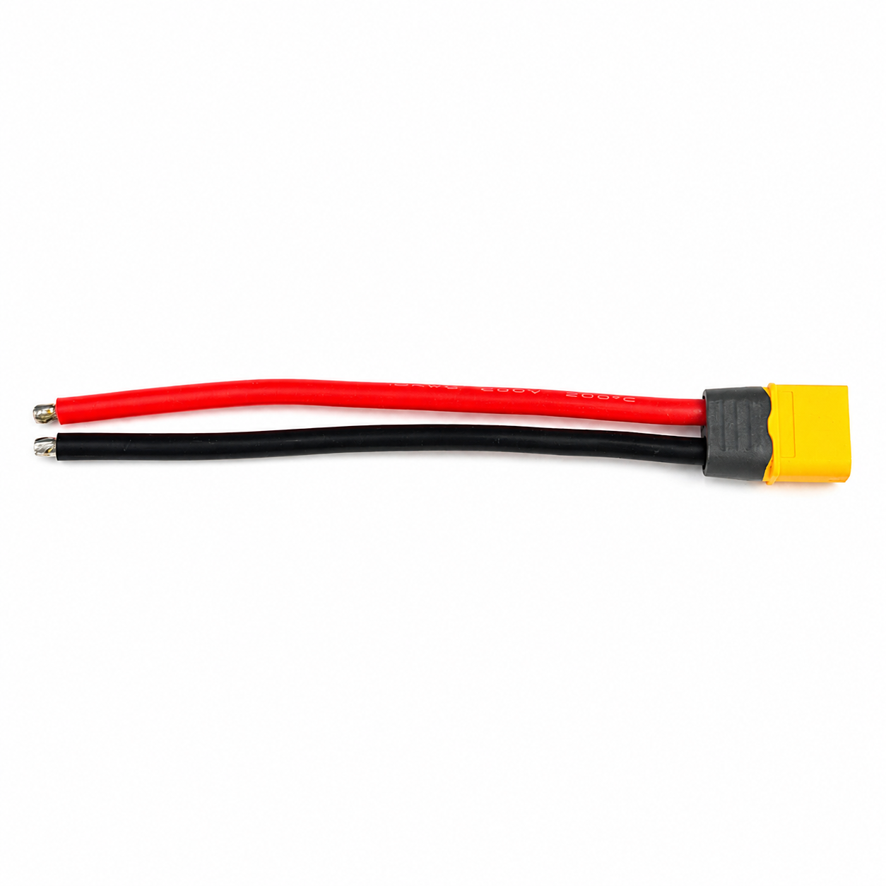 Amass XT60 Male Connector with 12AWG 100cm Power Cable