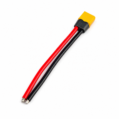 Amass XT60 Male Connector with 12AWG 100cm Power Cable