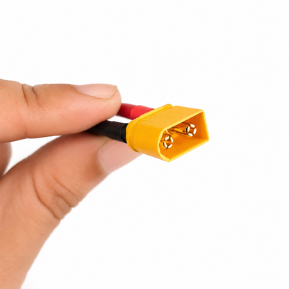 SafeConnect XT-60 Male 12AWG [5cm cable]
