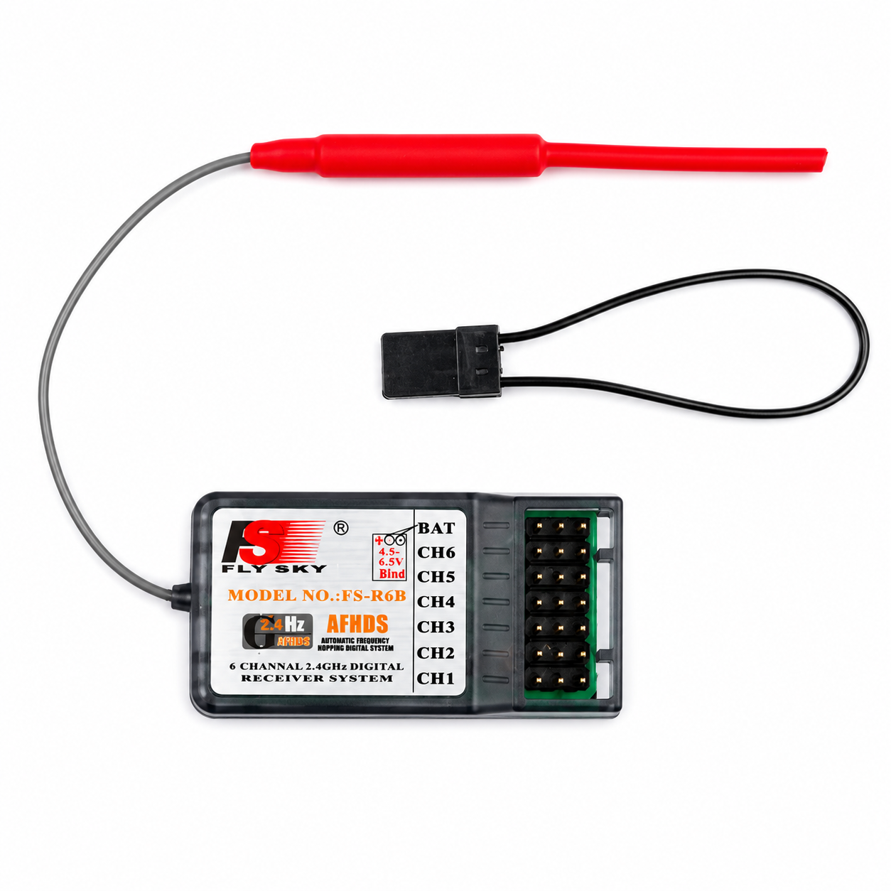 FlySky FS-R6B 2.4Ghz 6CH Receiver for FS-CT6B