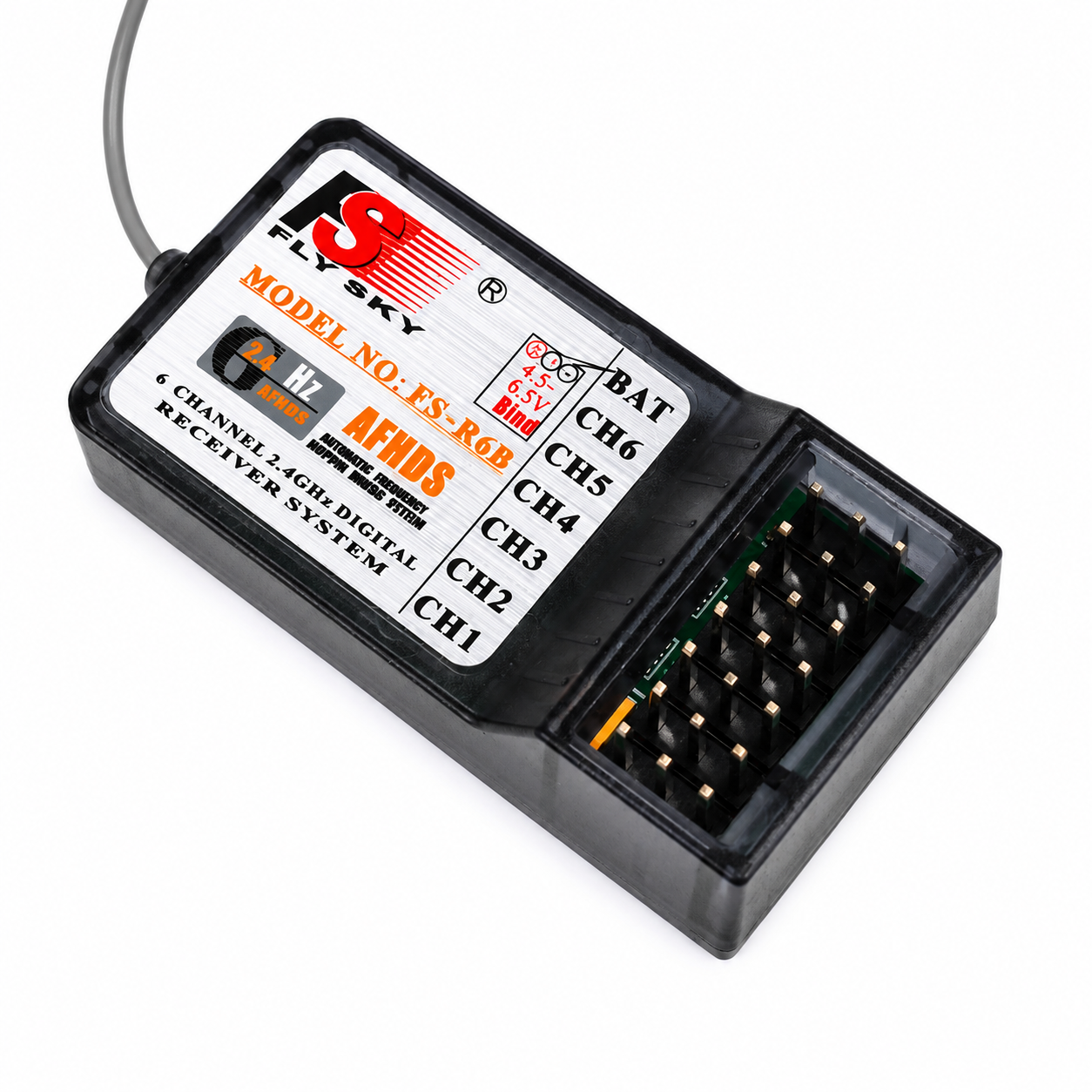 FlySky FS-R6B 2.4Ghz 6CH Receiver for FS-CT6B