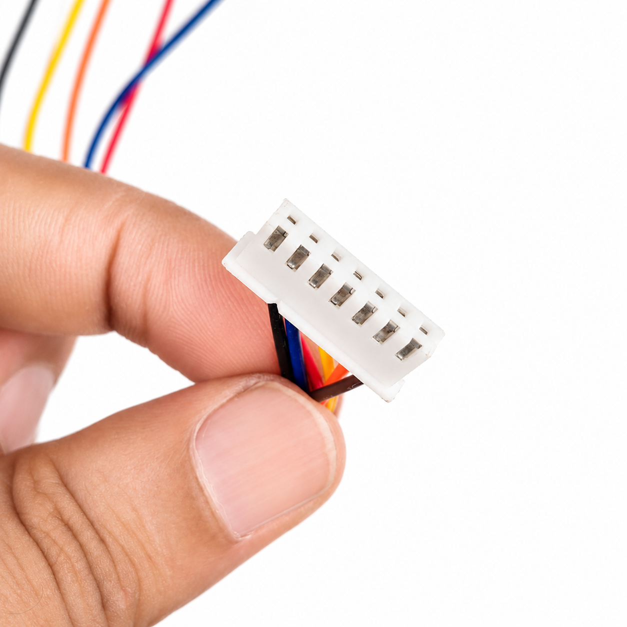 7 Pin JST XH 2.54mm Pitch Plug and Socket with Cable - (1pcs)