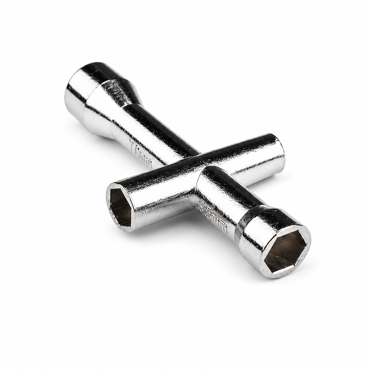 Hexagonal Mini Cross Wrench Sleeve Nut Tool for M2/M2.5/M3/M4 Hex Nut