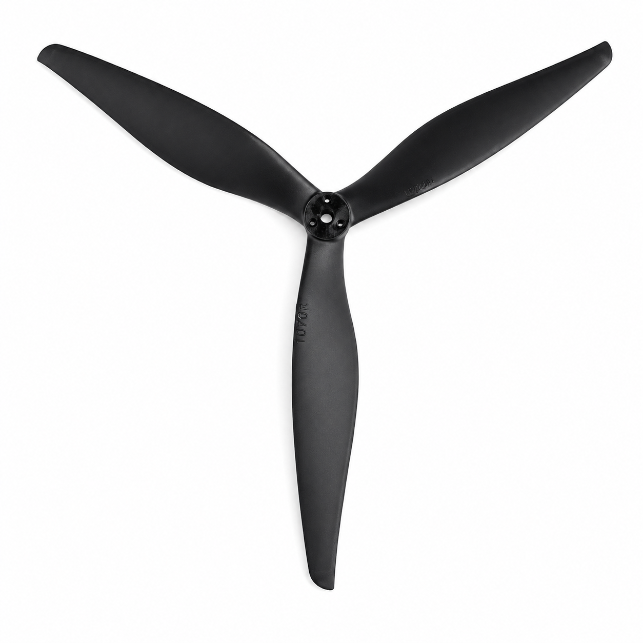 Gemfan 1070 Cinelifter Glass Fiber Nylon 3 Blade 5mm Shaft Pitch 7" Black Propeller (1 Pair CW+CCW)