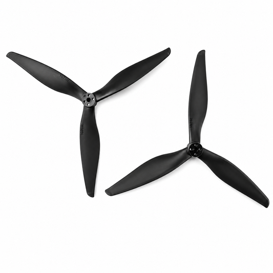 Gemfan 1070 Cinelifter Glass Fiber Nylon 3 Blade 5mm Shaft Pitch 7" Black Propeller (1 Pair CW+CCW)