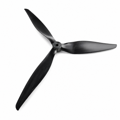 Gemfan 1070 Cinelifter Glass Fiber Nylon 3 Blade 5mm Shaft Pitch 7" Black Propeller (1 Pair CW+CCW)
