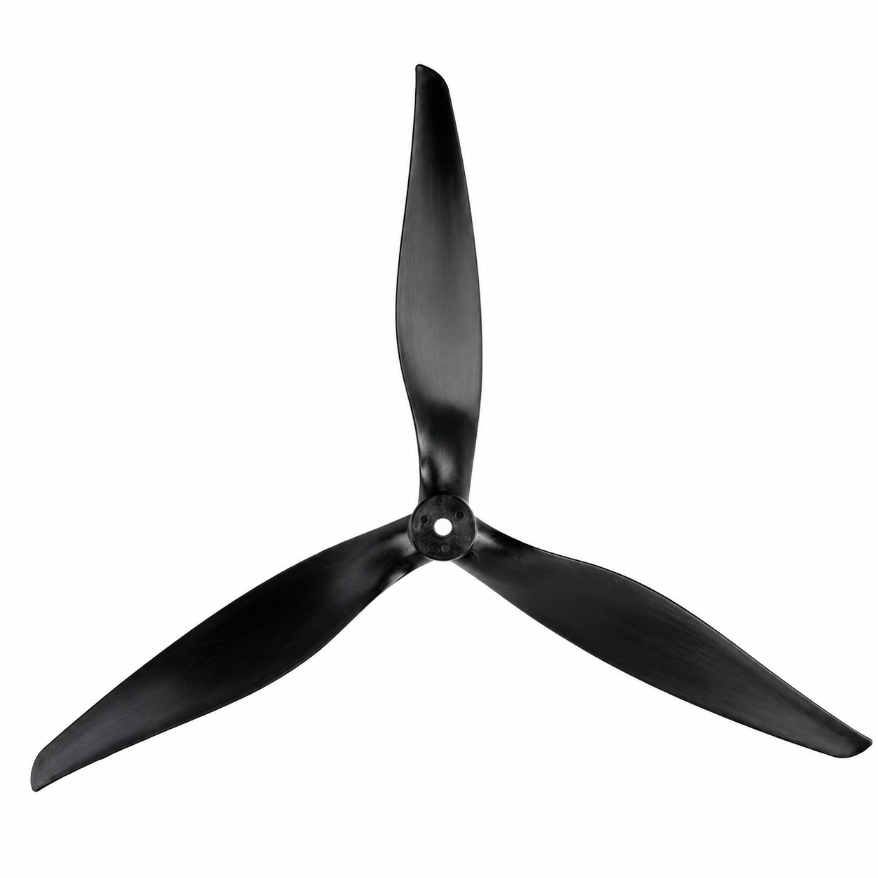 Gemfan 1070 Cinelifter Glass Fiber Nylon 3 Blade 5mm Shaft Pitch 7" Black Propeller (1 Pair CW+CCW)
