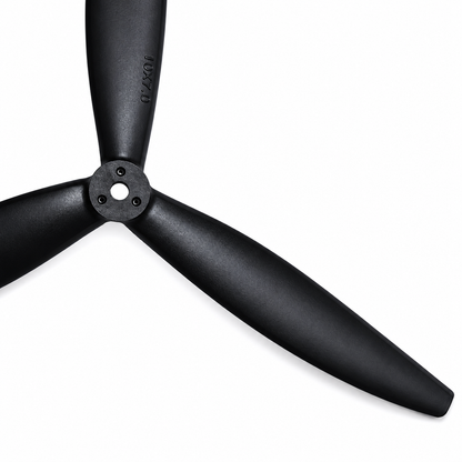 Gemfan 1510 Glass Fiber Nylon 3 Blade CW/CCW 1 Pair Propeller - Black