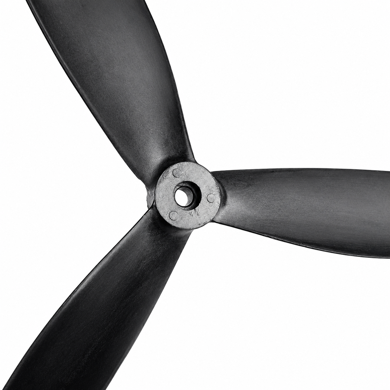 Gemfan 1510 Glass Fiber Nylon 3 Blade CW/CCW 1 Pair Propeller - Black