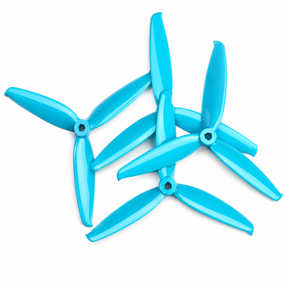 Gemfan 6042 Flash PC 3 Blade Propellers Blue - (2CW+2CCW)