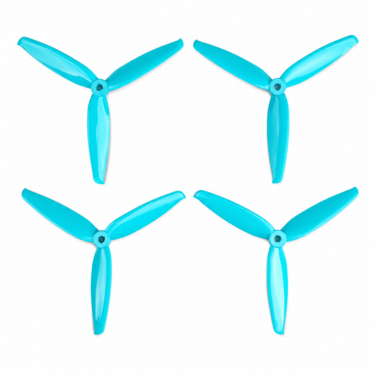 Gemfan 6042 Flash PC 3 Blade Propellers Blue - (2CW+2CCW)