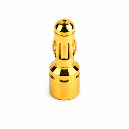 4mm Gold Bullet Connectors Male - 4Pcs