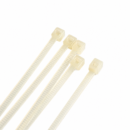 200 x 2.5mm Zipties White