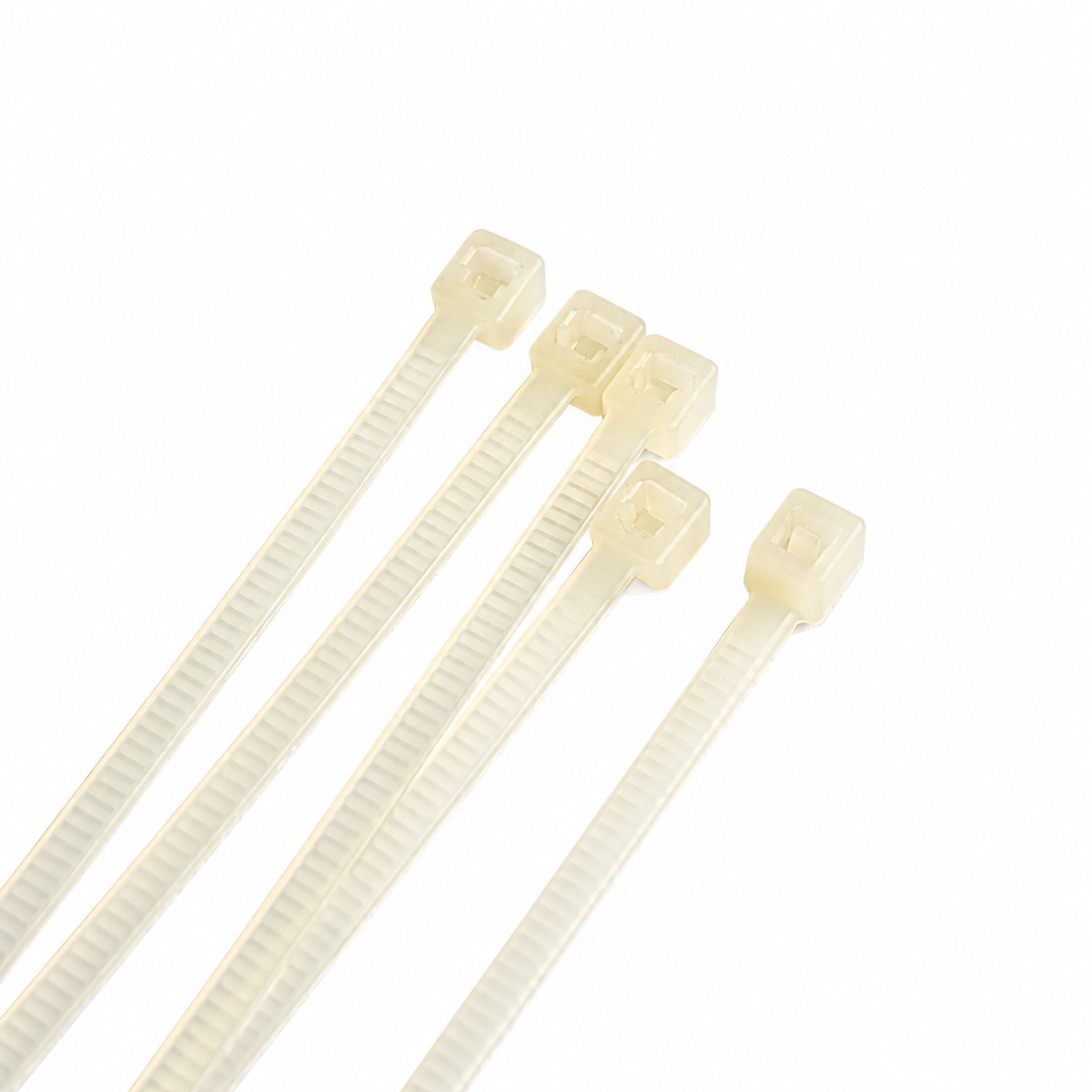 300 x 3.6mm Zipties White