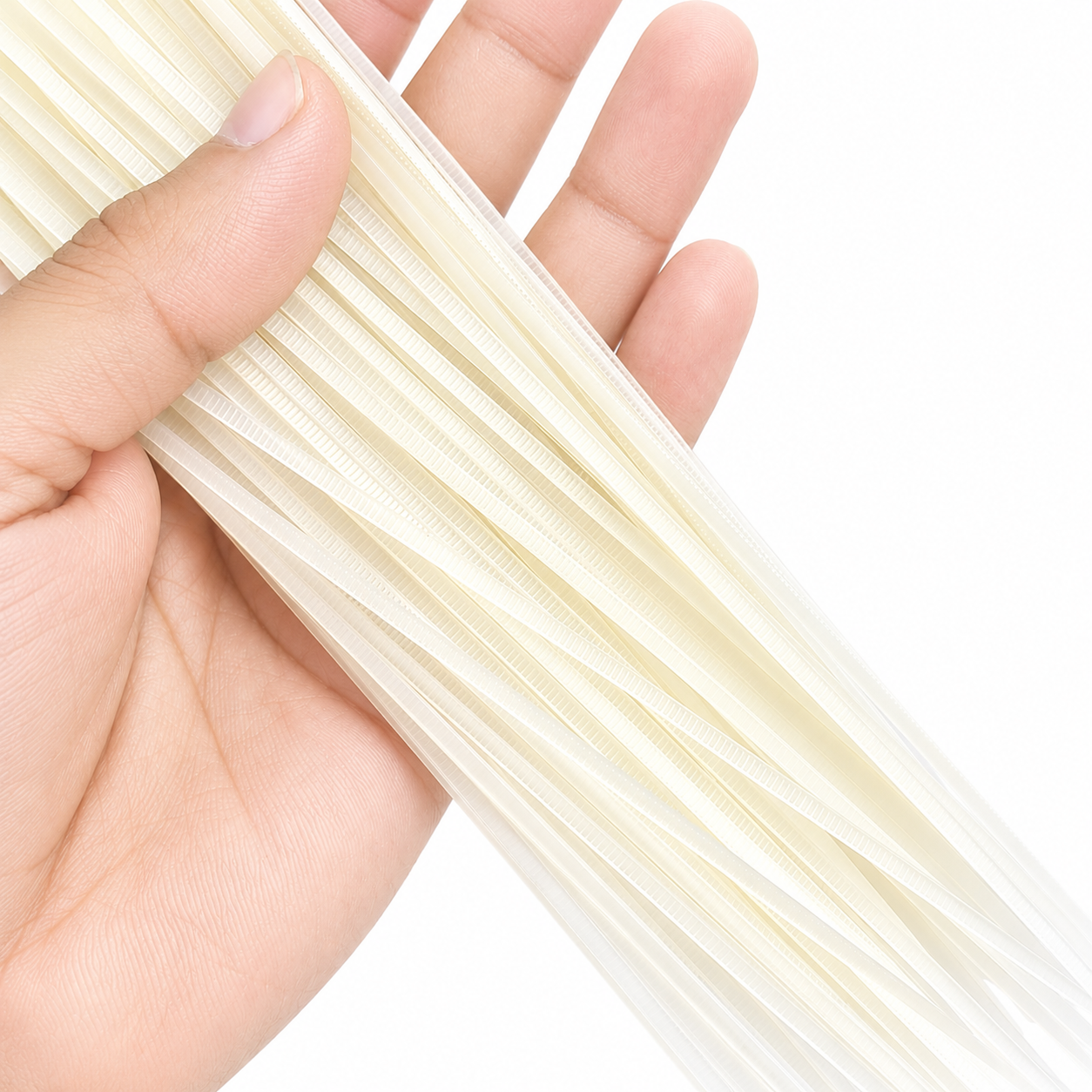 300 x 3.6mm Zipties White