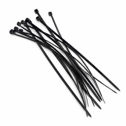 150mm Self Locking Adjustable Nylon Cable Ties | Zip Ties 12pcs
