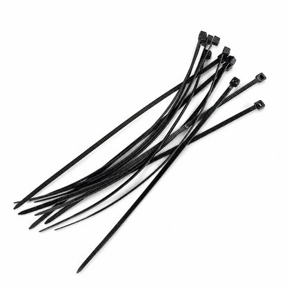150mm Self Locking Adjustable Nylon Cable Ties | Zip Ties 12pcs
