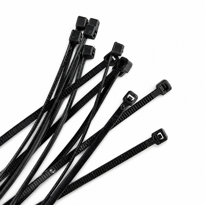 150mm Self Locking Adjustable Nylon Cable Ties | Zip Ties 12pcs