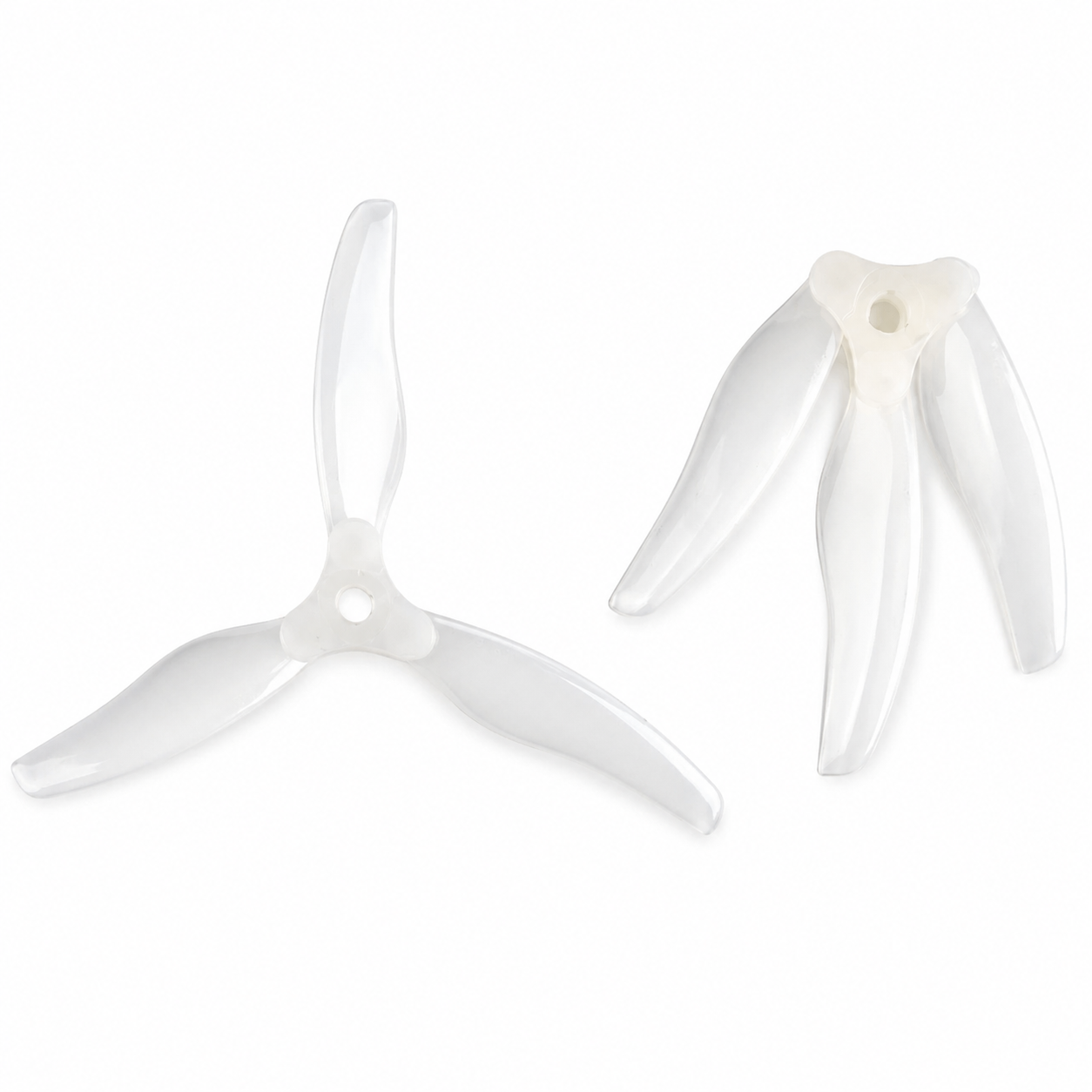 Gemfam Propellers F5135 Floppy Proppy 3 Blade Propellers 2CW + 2CCW – White