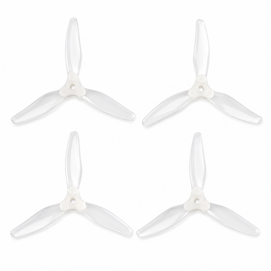 Gemfam Propellers F5135 Floppy Proppy 3 Blade Propellers 2CW + 2CCW – White
