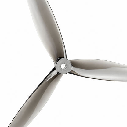 Gemfan Propellers 7050 Hurricane PC 3 Blade Propellers 2CW+2CCW – Clear Gray