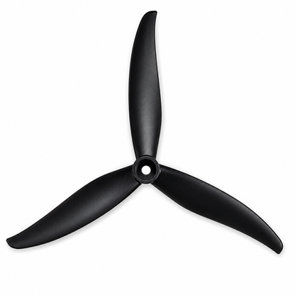 Gemfan HD 7037 Cinelifter PC Reinforced 3 Blade Propellers 2CW+2CCW – Clear Black
