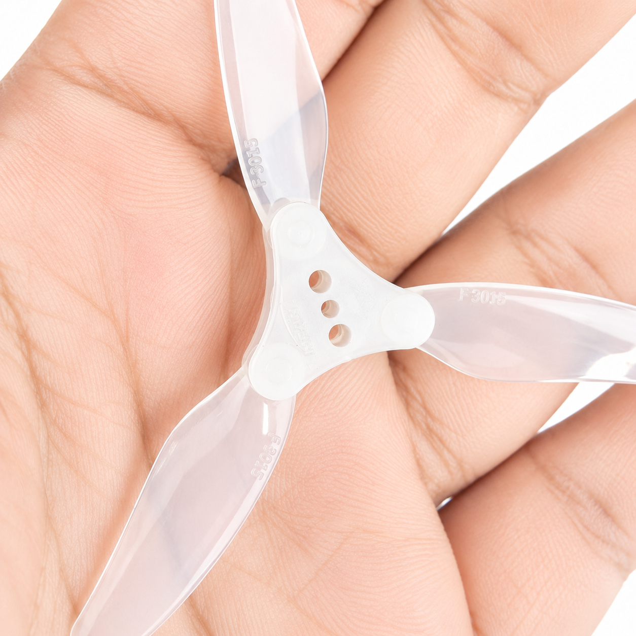 Gemfan F3015 Floppy Proppy 3 Blade Propeller Milk White - (2CW+2CCW)