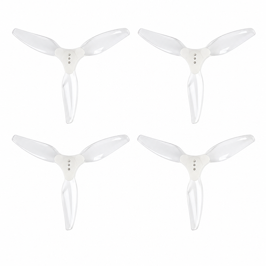 Gemfan F3015 Floppy Proppy 3 Blade Propeller Milk White - (2CW+2CCW)