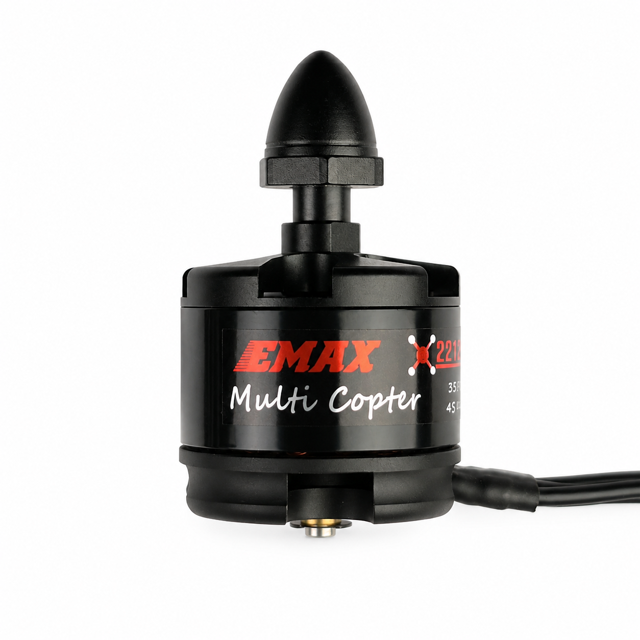 EMAX MT2213 935KV Brushless DC Motor Black Cap (CW Motor Rotation) With Prop 1045 Combo