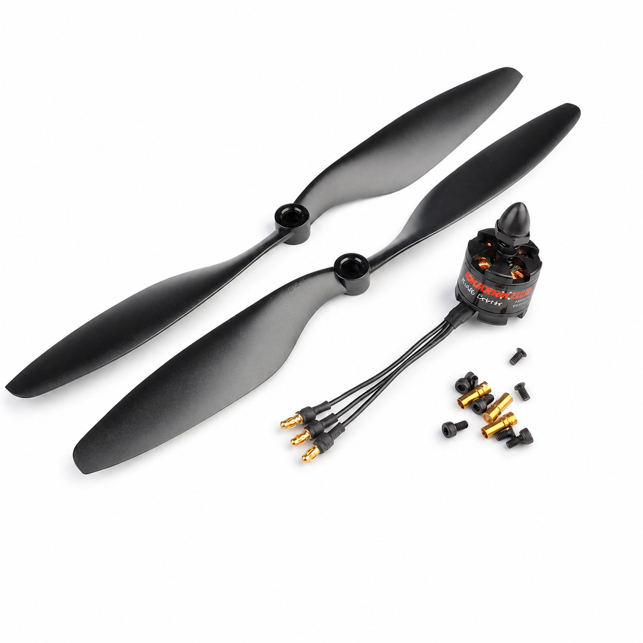 EMAX MT2213 935KV Brushless DC Motor Black Cap (CW Motor Rotation) With Prop 1045 Combo