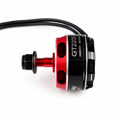GT2205 2300KV Brushless DC Motor – Black Cap (CW Motor Rotation)
