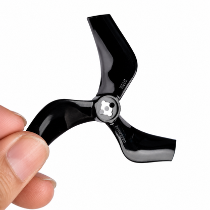 Gemfan D75 Ducted PC 3 Blade 1.5mm & M5 Propellers 2CW + 2CCW – Black