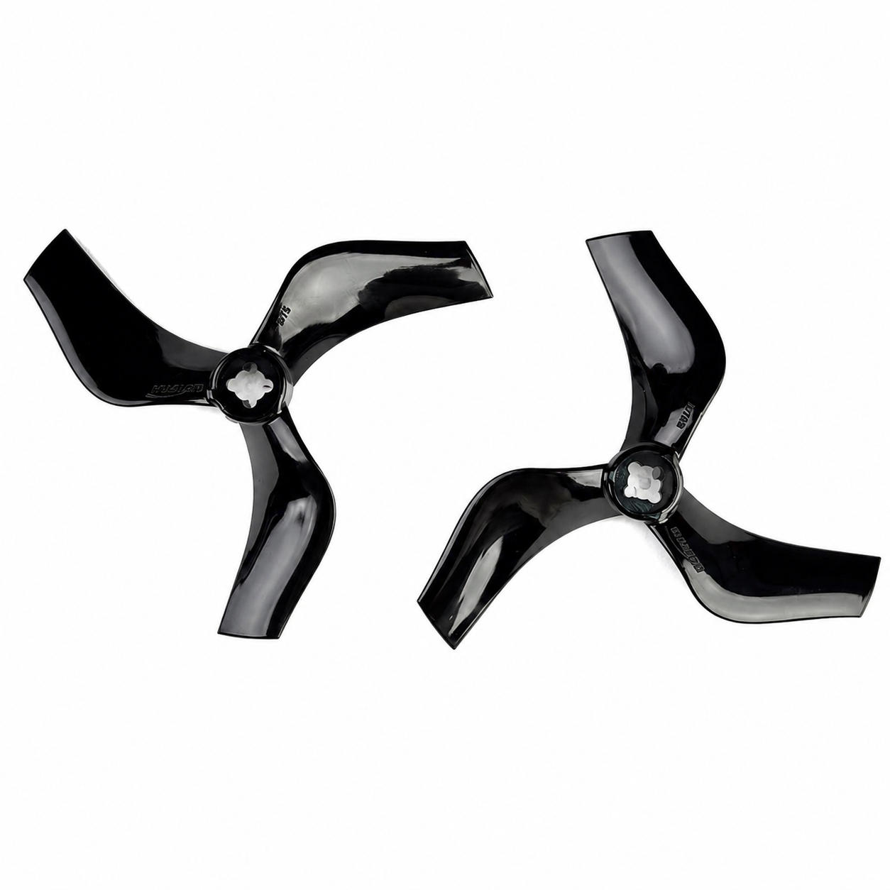 Gemfan D75 Ducted PC 3 Blade 1.5mm & M5 Propellers 2CW + 2CCW – Black
